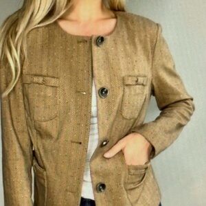 ⚡️SUPER SALE⚡️CAbi 3170 Perry Herringbone Fleck Blazer/Jacket